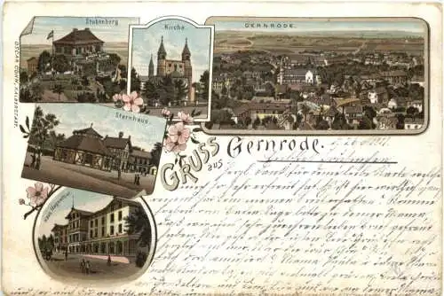 Gruss aus Gernrode - Litho -769696