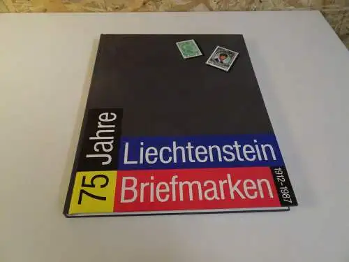 75 Jahre Liechtenstein Briefmarken 1912-1987 Buch (26366)