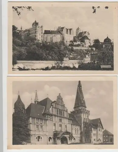 (F3285) 9x Orig. Foto Bernburg (Saale), aus Fotomäppchen nach 1945