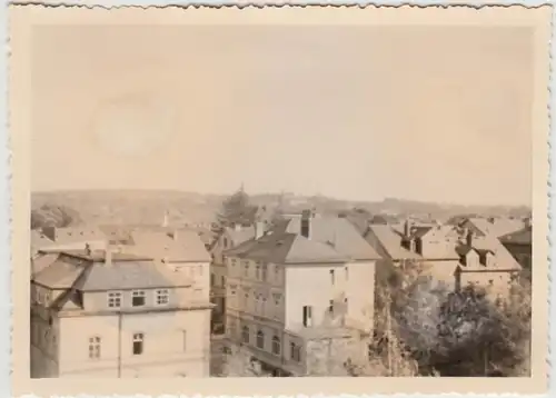 (F28937) Orig. Foto Weimar, Blick aus Reservelazarett Schillerschule 1942