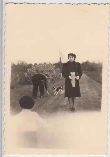 (F24764) Orig. Foto Kiel Kollhorst, Personen in der Baumschule 1940