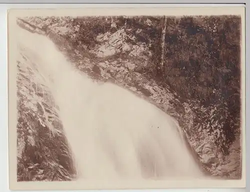 (F14290) Orig. Foto Allerheiligen Wasserfälle im Schwarzwald 1911