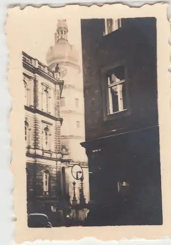 (F13546) Orig. Mini-Foto Altenburg Thür., Blick z. Turm d. St. Bartholomäikirche