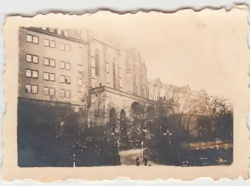 (F13531) Orig. Mini-Foto Altenburg Thür., Blick z. Schloss 1940er