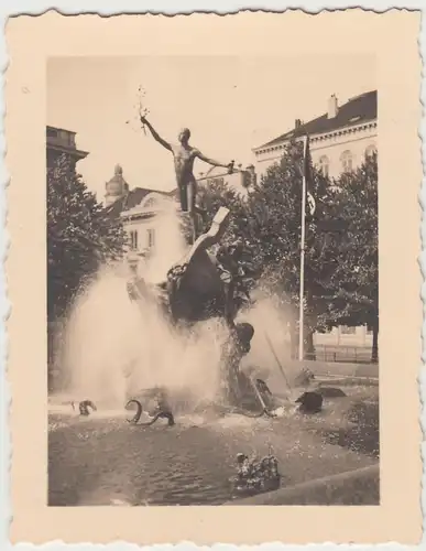 (F12205) Orig. Foto Bremen, Teichmannbrunnen 1930er