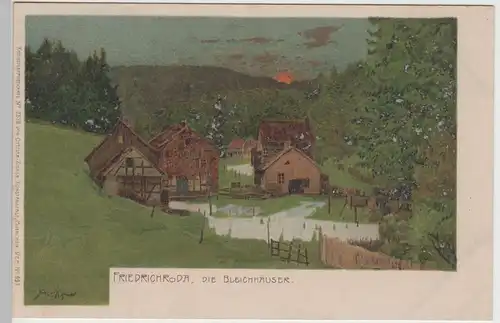 (80807) Künstler AK Friedrichroda, Bleichhäuser, bis 1905