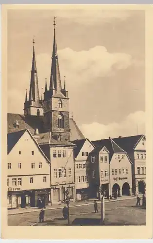 (14544) Foto AK Saalfeld, Saale, Markt