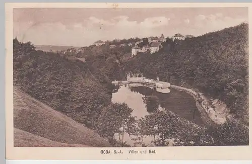 (104530) AK Roda S.-A. (Stadtroda), Villen und Bad, Feldpost 1916