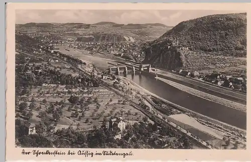 (103954) Foto AK Schreckenstein bei Aussig a.d. Elbe, Strekov, vor 1945