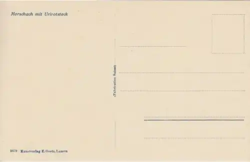 (766) Foto AK Morschach, Panorama, Uri Rotstock