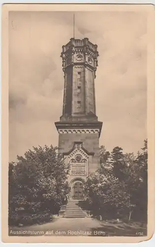 (47149) Foto AK Rochlitzer Berg, Aussichtsturm 1953