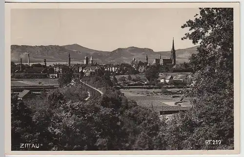 (39865) Foto AK Zittau, Panorama 1939