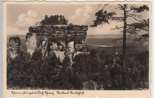 (39841) Foto AK Sächsische Schweiz, Vorderes Raubschloss 1930er