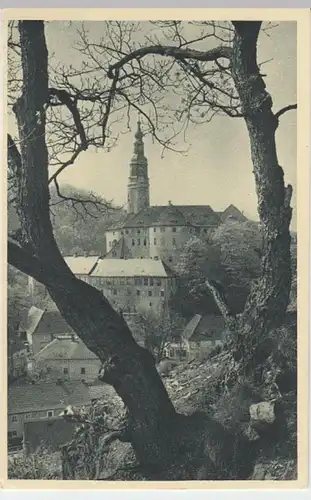 (15924) AK Müglitztal, Schloss Weesenstein, vor 1945