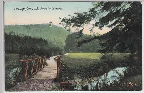 (115795) AK Frankenberg i.Sa., Partie im Lützeltal 1908