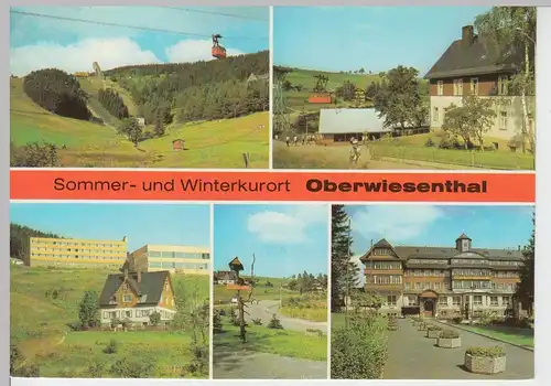 (101956) AK Oberwiesenthal, Mehrbildkarte 1981