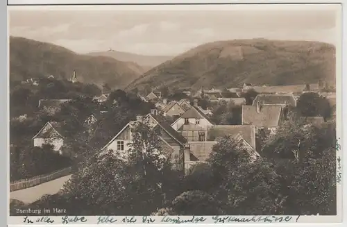 (64540) Foto AK Ilsenburg, Harz, Panorama, vor 1945