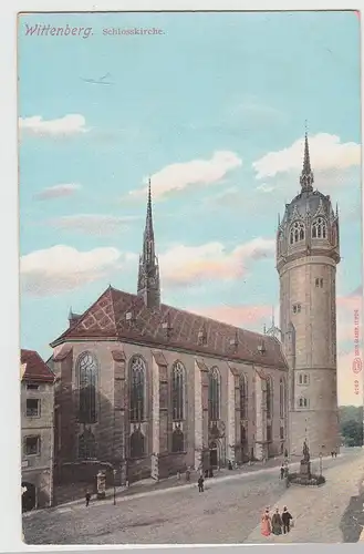 (106773) AK Wittenberg, Schlosskirche 1908