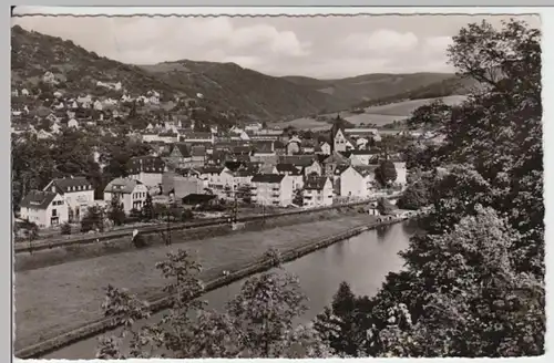 (13693) Foto AK Nassau, Lahn, Panorama 1968