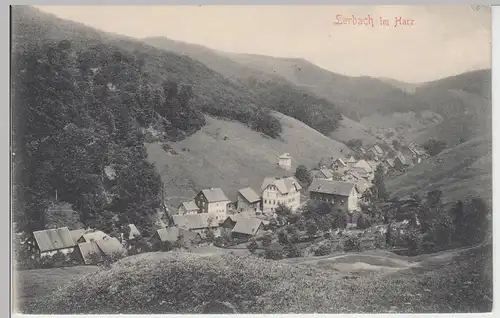 (85225) AK Lerbach im Harz, Gesamtansicht, vor 1945