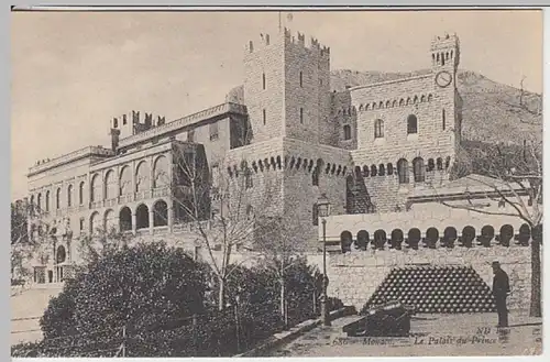 (30036) AK Monaco, Fürstenpalast, 1909