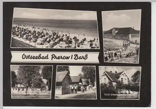 (86605) Foto AK Ostseebad Prerow, Mehrbildkarte 1968