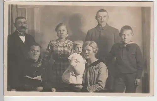 (81392) orig. Foto Familie mit Kinder, Gruppenfoto vor 1945