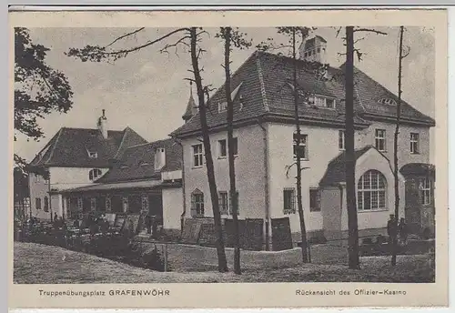 (36582) AK Truppenübungsplatz Grafenwöhr, Offizier-Kasino, 1917