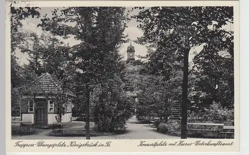 (104930) AK Truppenübungsplatz Königsbrück i.Sa., Konzertplatz 1937