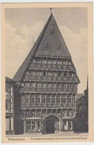 (35217) AK Hildesheim, Kunstgewerbehaus (Knochenhaueramtshaus)