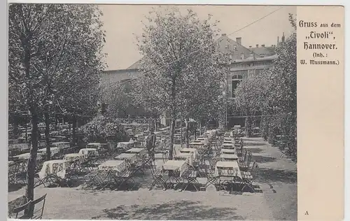 (101340) AK Gruß aus dem Tivoli Hannover, bis 1905