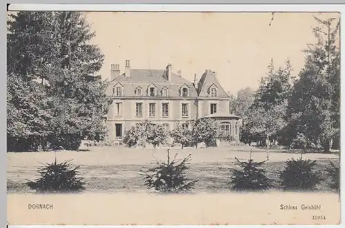 (3922) AK Dornach (Mülhausen), Schloss Geisbühl 1909