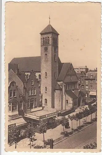 (109698) AK La Panne, De Panne, de Kerk, Kirche, l'eglise, vor 1945