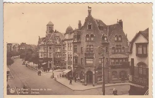 (109632) AK La Panne, De Panne, Avenue de la Mer, Zeelaan 1940