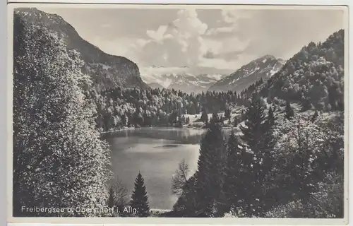 (95673) Foto AK Freibergsee bei Oberstdorf, 1931