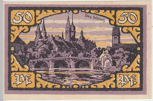 (D255) Notgeld der Stadt Merseburg, 50 Pf., 1921