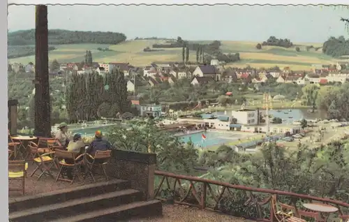 (100055) AK Valkenburg, Limburg, Freibad, DDR-Preis-Überdruck 1964-67