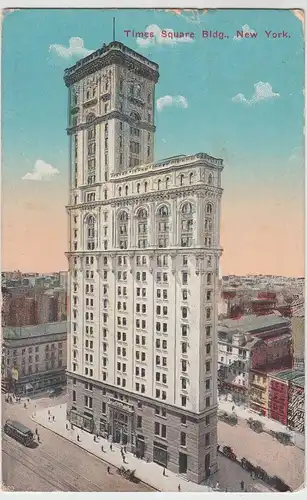 (91007) AK New York City, Times Square Building 1914