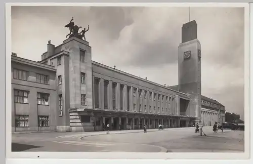 (89238) AK Hradec Králové, Königgrätz, Nádřaží, Bahnhof 1935-39