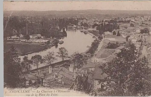 (82346) AK Angoulême, La Charente à l'Houmeau, 1918