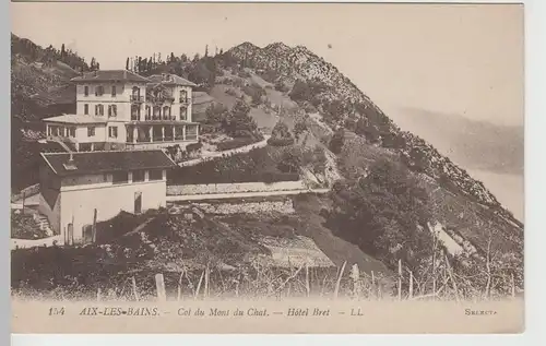 (82345) AK Aix-Les-Bains, Col du Mont du Chat, Hotel Bret, vor 1945