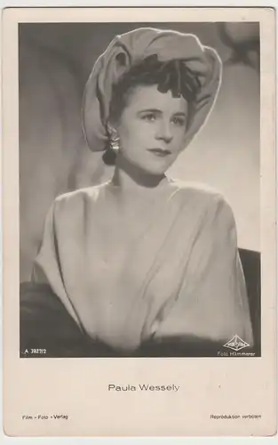 (81316) AK Schauspielerin Paula Wessely, vor 1945