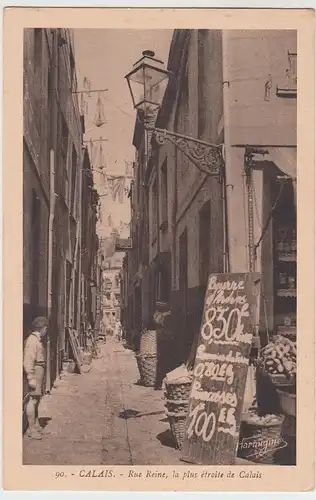 (54989) AK Calais, Rue Reine 1910er