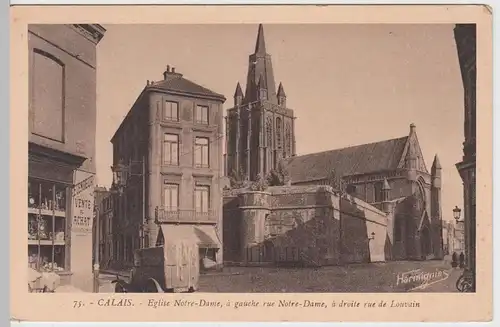 (54987) AK Calais, Eglise Notre-Dame 1910er