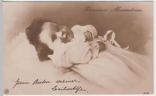 (57347) Foto AK Prinzessin Alexandrine von Preußen 1915