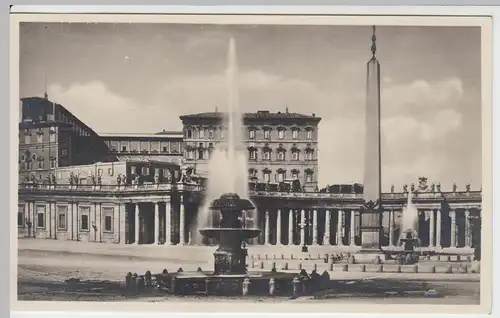 (55352) Foto AK Rom, Roma, Piazza S. Pietro, Vaticano, vor 1945