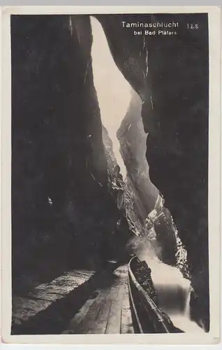 (55346) Foto AK Taminaschlucht bei Bad Pfäfers 1928