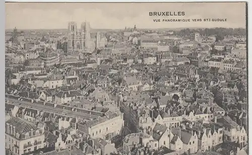 (45587) AK Brüssel, Bruxelles, Totale, vor 1945