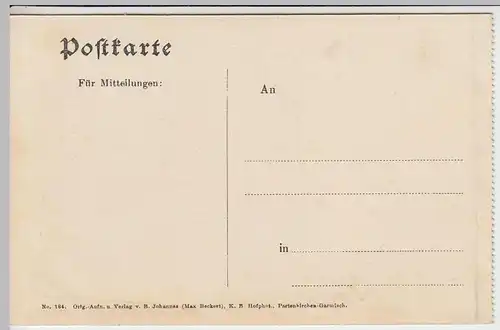 (42345) AK Zugspitzgrat mit West- und Ostgipfel, vor 1945