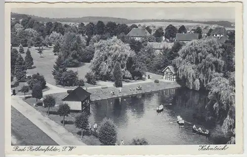 (41904) AK Bad Rothenfelde, Kahnteich, 1940